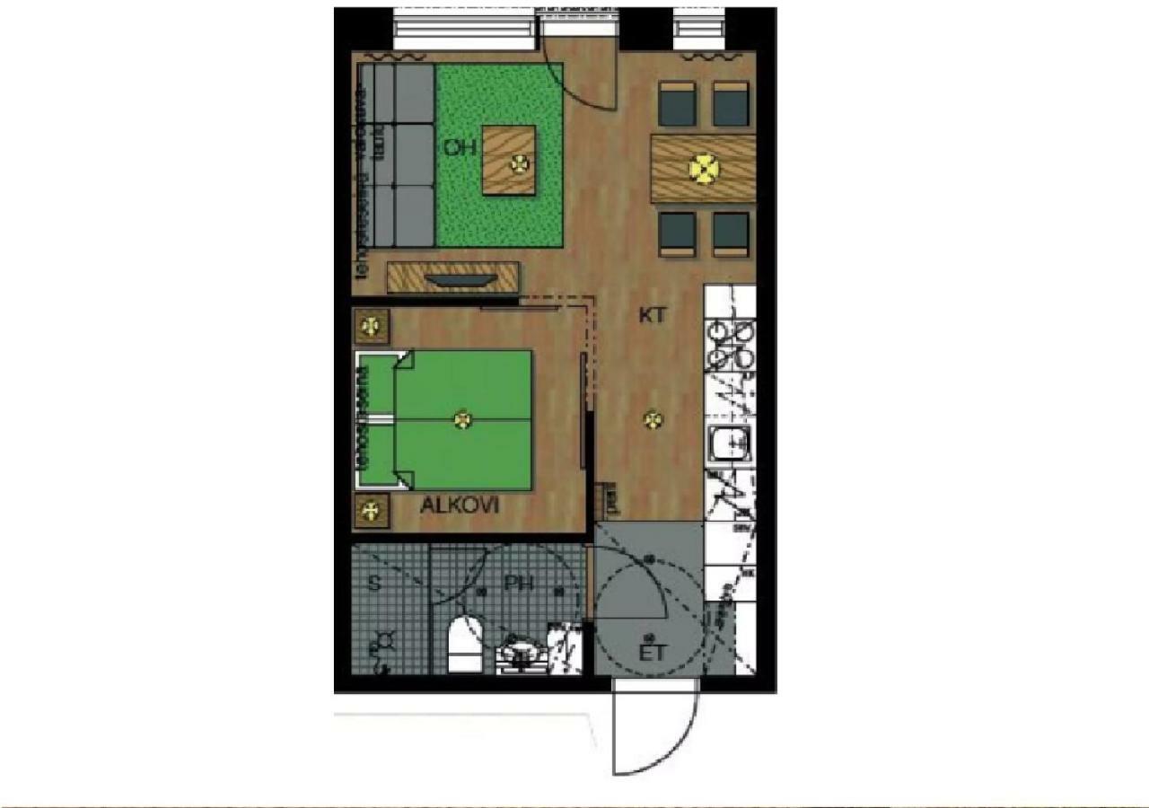 Cozy Central Studio Тампере Экстерьер фото